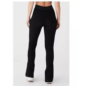 Alo Yoga Seamless Luxe Terry High Waist Cuddle Legging BLACK S BF